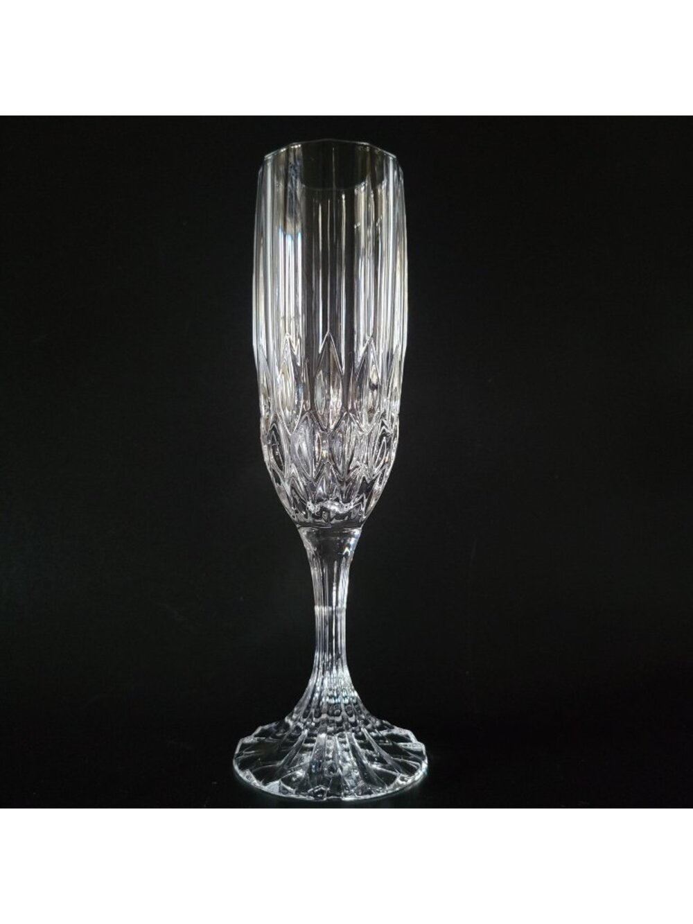 Vintage Cristal d'Arques Durand Bretagne Crystal Champagne Flute Vtg Stemware